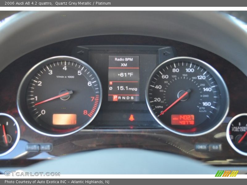  2006 A8 4.2 quattro 4.2 quattro Gauges