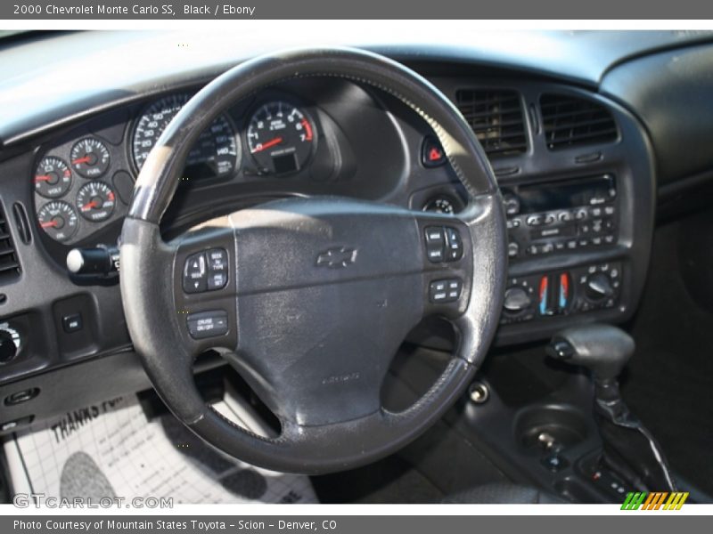 Black / Ebony 2000 Chevrolet Monte Carlo SS