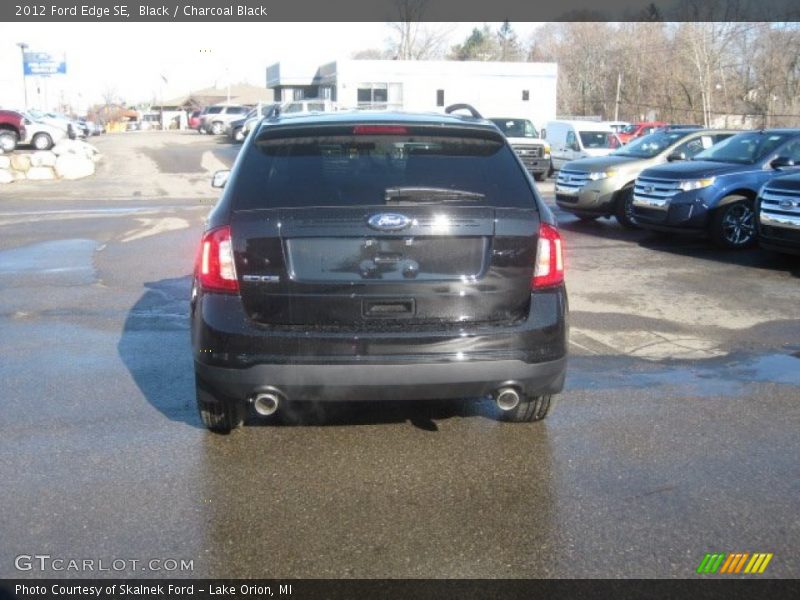 Black / Charcoal Black 2012 Ford Edge SE