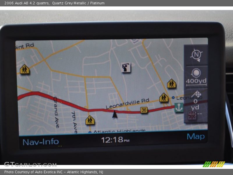 Navigation of 2006 A8 4.2 quattro