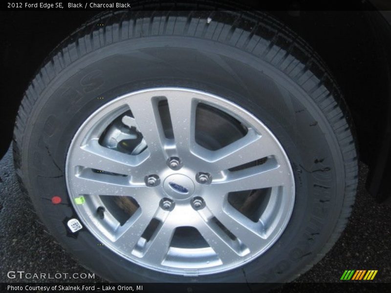 Black / Charcoal Black 2012 Ford Edge SE
