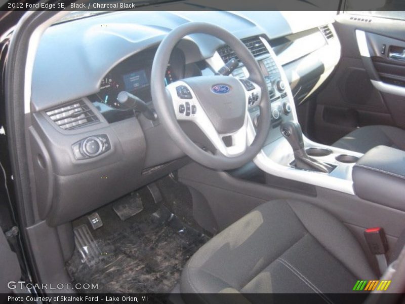 Black / Charcoal Black 2012 Ford Edge SE