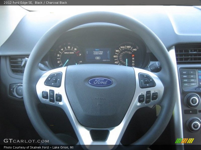 Black / Charcoal Black 2012 Ford Edge SE