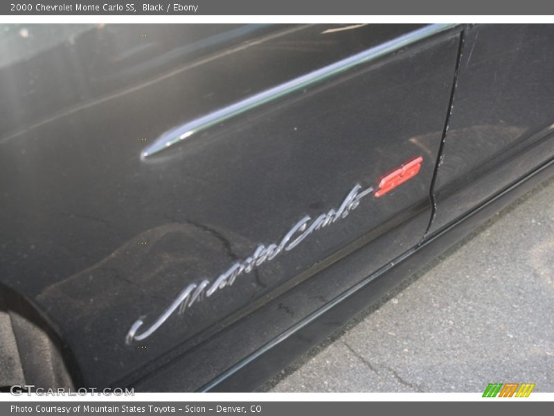 Black / Ebony 2000 Chevrolet Monte Carlo SS