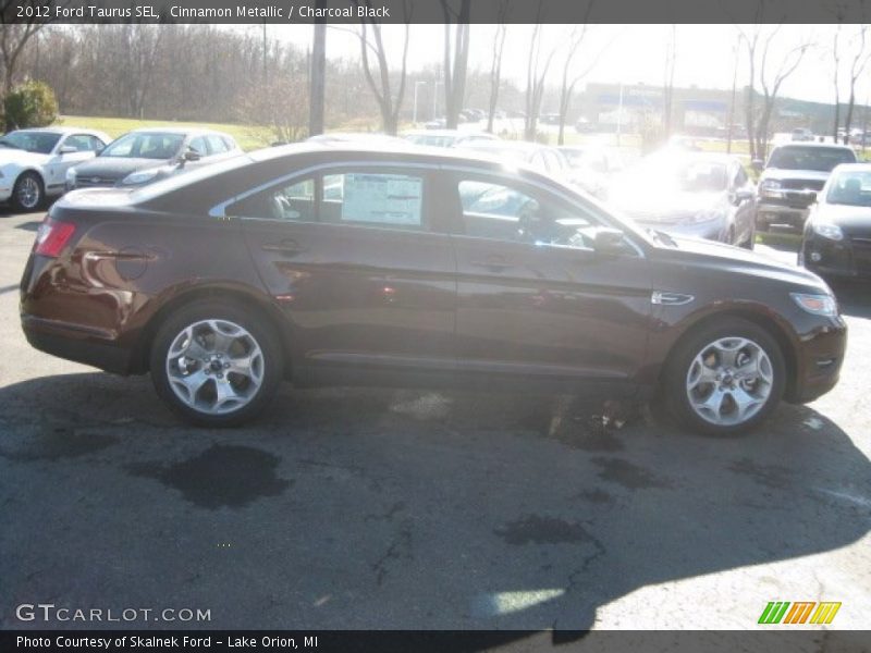 Cinnamon Metallic / Charcoal Black 2012 Ford Taurus SEL