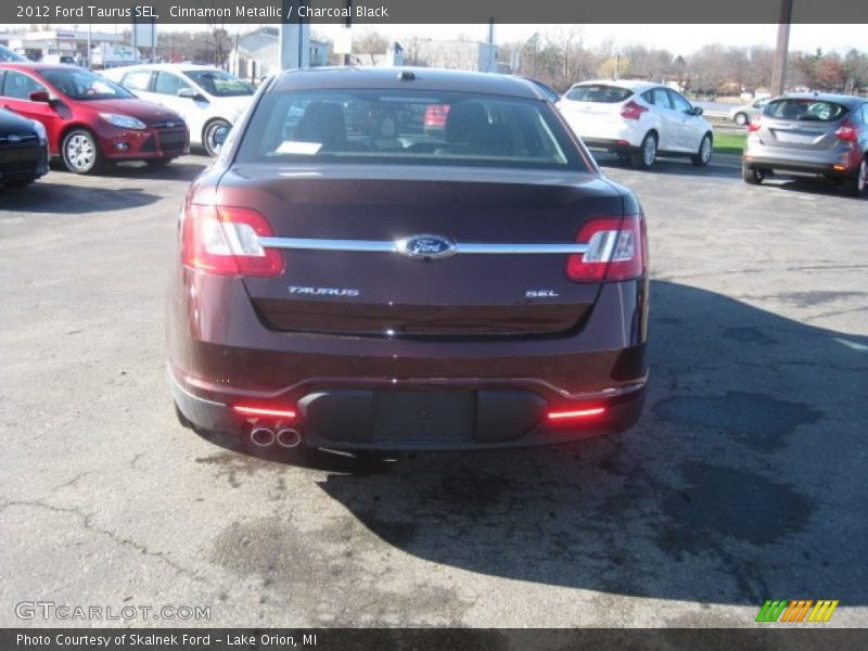 Cinnamon Metallic / Charcoal Black 2012 Ford Taurus SEL