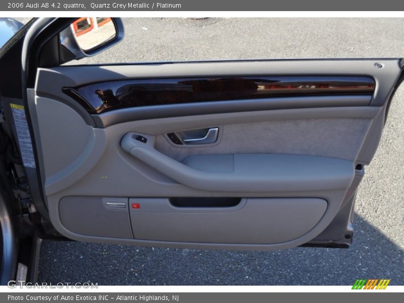 Quartz Grey Metallic / Platinum 2006 Audi A8 4.2 quattro