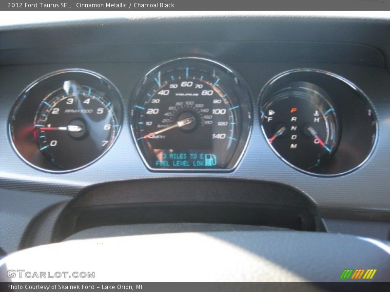 Cinnamon Metallic / Charcoal Black 2012 Ford Taurus SEL