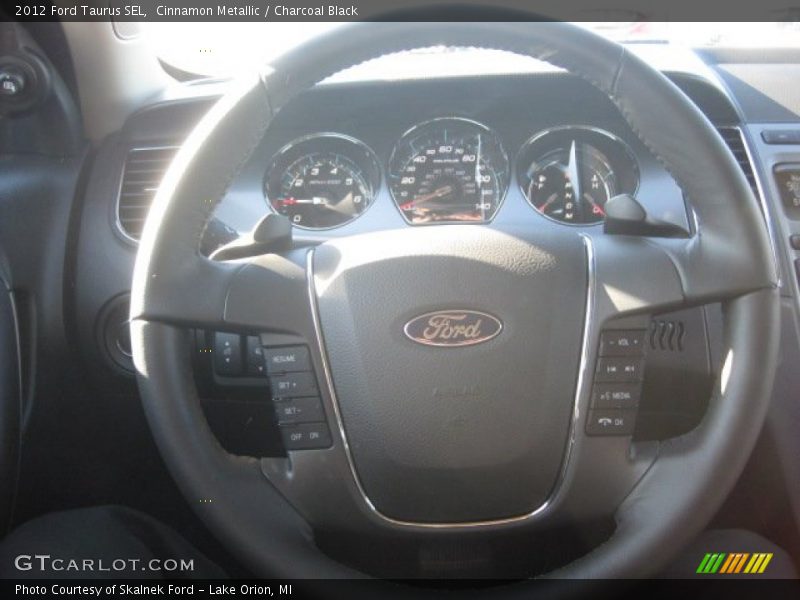 Cinnamon Metallic / Charcoal Black 2012 Ford Taurus SEL