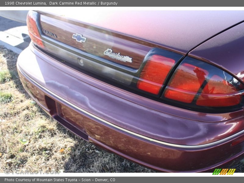 Dark Carmine Red Metallic / Burgundy 1998 Chevrolet Lumina