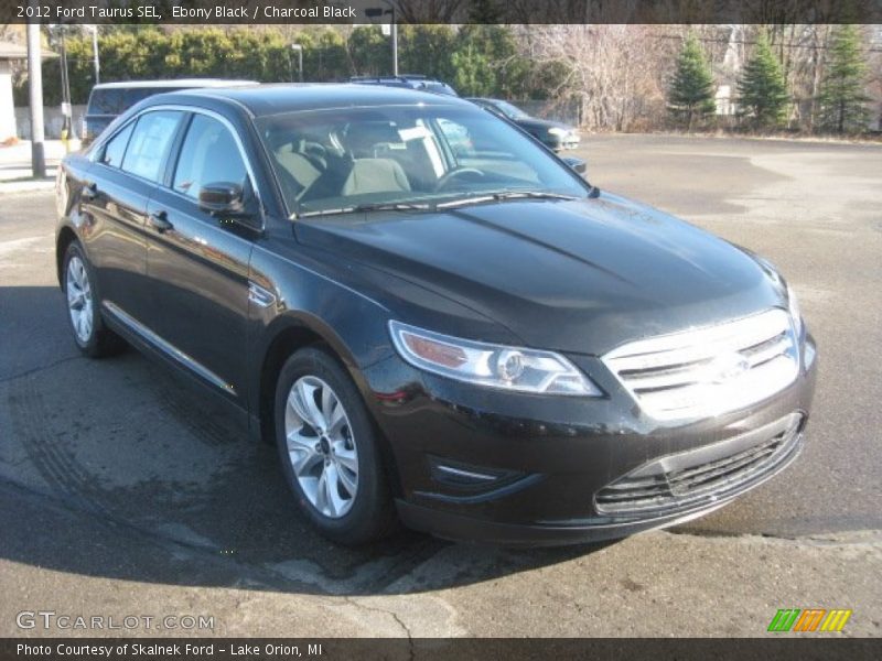 Ebony Black / Charcoal Black 2012 Ford Taurus SEL