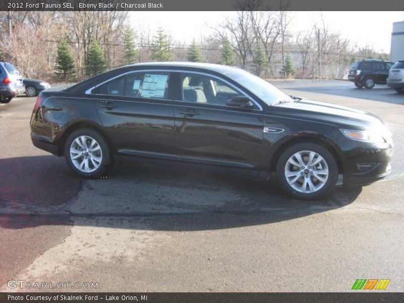 Ebony Black / Charcoal Black 2012 Ford Taurus SEL