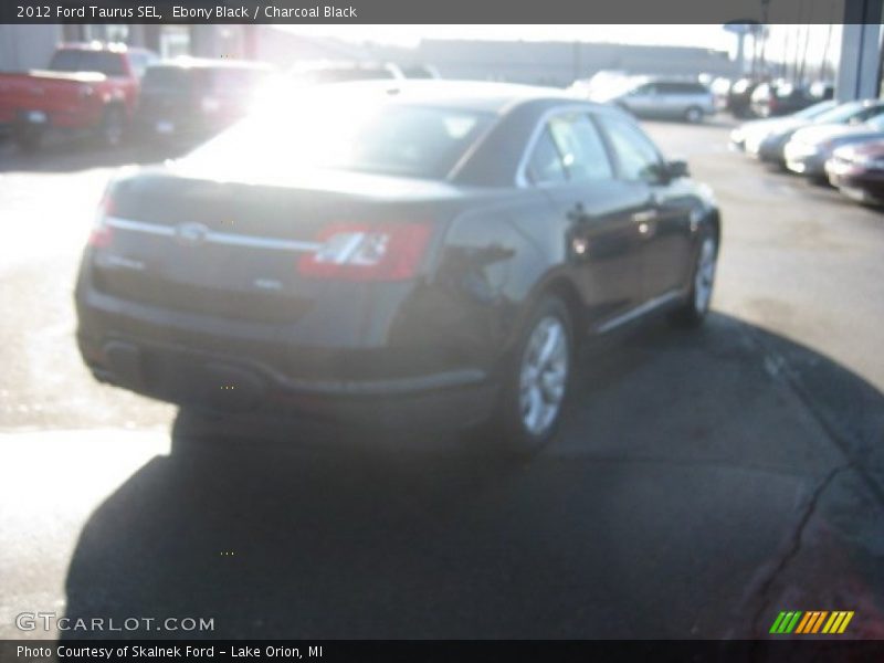 Ebony Black / Charcoal Black 2012 Ford Taurus SEL