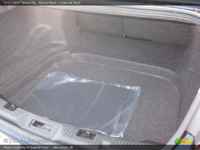 Ebony Black / Charcoal Black 2012 Ford Taurus SEL