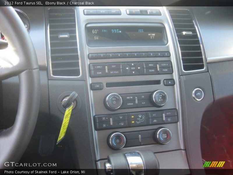 Ebony Black / Charcoal Black 2012 Ford Taurus SEL