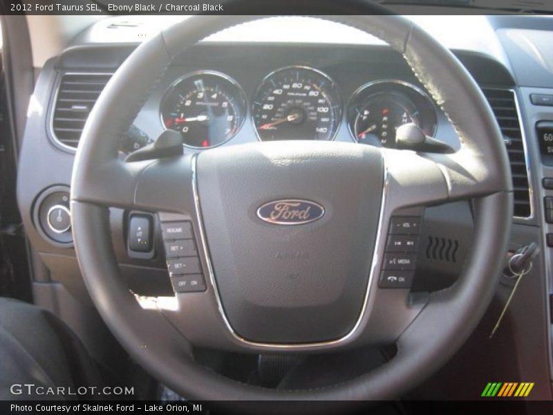 Ebony Black / Charcoal Black 2012 Ford Taurus SEL