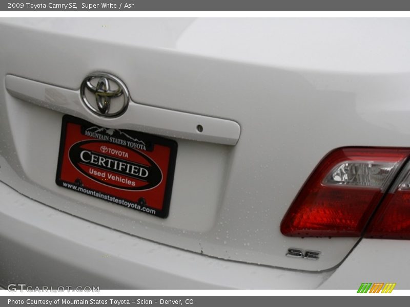 Super White / Ash 2009 Toyota Camry SE