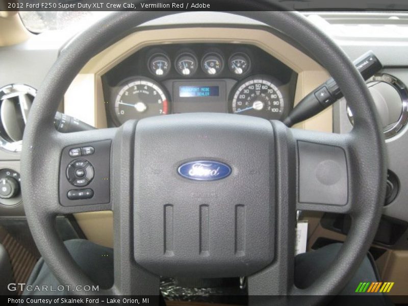  2012 F250 Super Duty XLT Crew Cab Steering Wheel