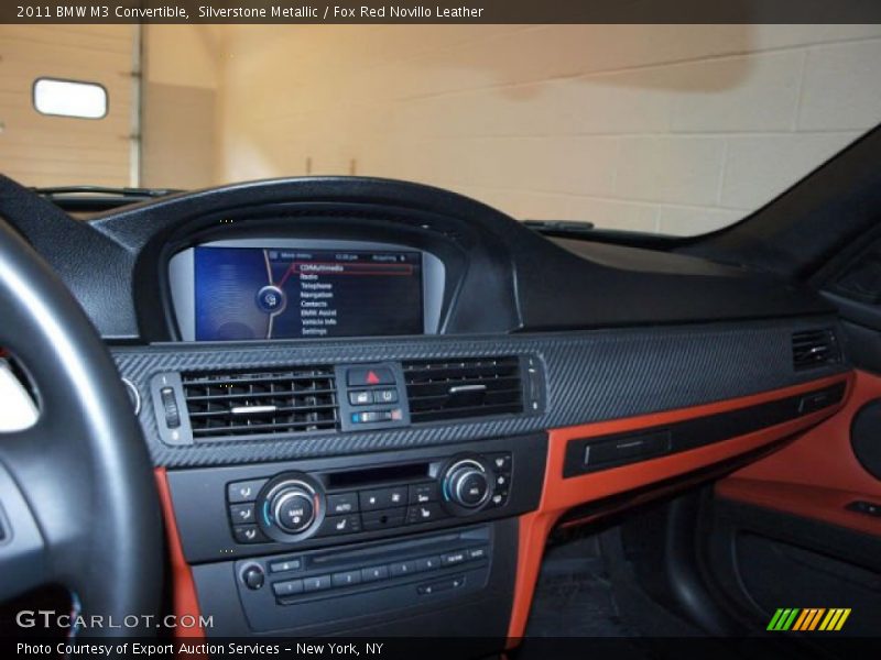 Silverstone Metallic / Fox Red Novillo Leather 2011 BMW M3 Convertible