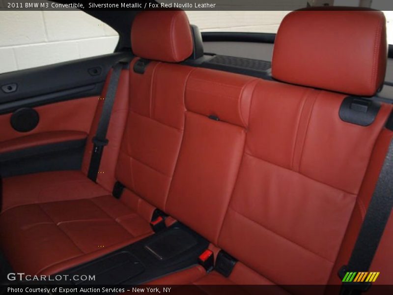  2011 M3 Convertible Fox Red Novillo Leather Interior