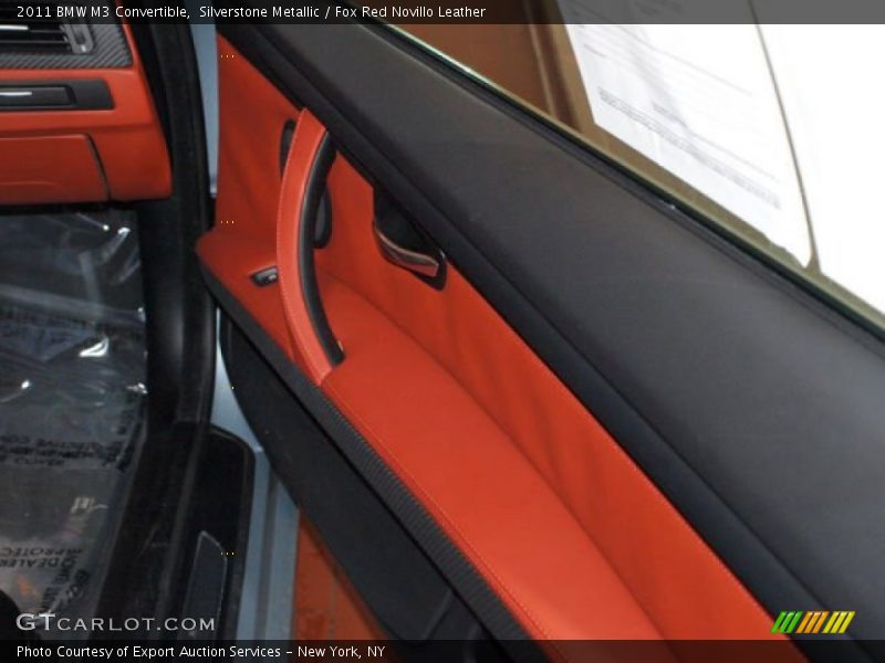 Silverstone Metallic / Fox Red Novillo Leather 2011 BMW M3 Convertible