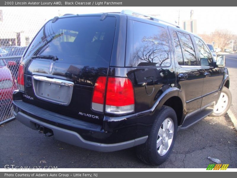 Black Clearcoat / Light Parchment 2003 Lincoln Aviator Luxury AWD