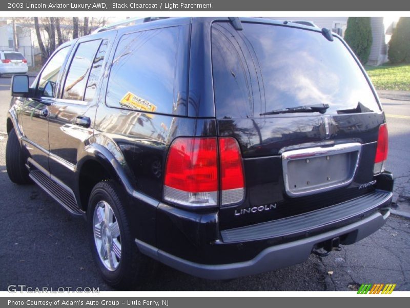 Black Clearcoat / Light Parchment 2003 Lincoln Aviator Luxury AWD