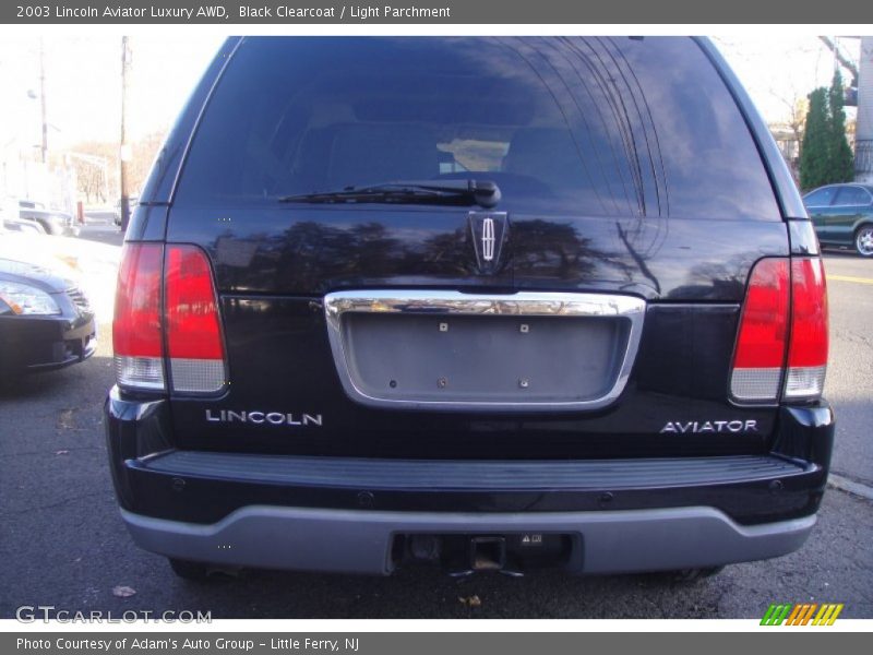 Black Clearcoat / Light Parchment 2003 Lincoln Aviator Luxury AWD