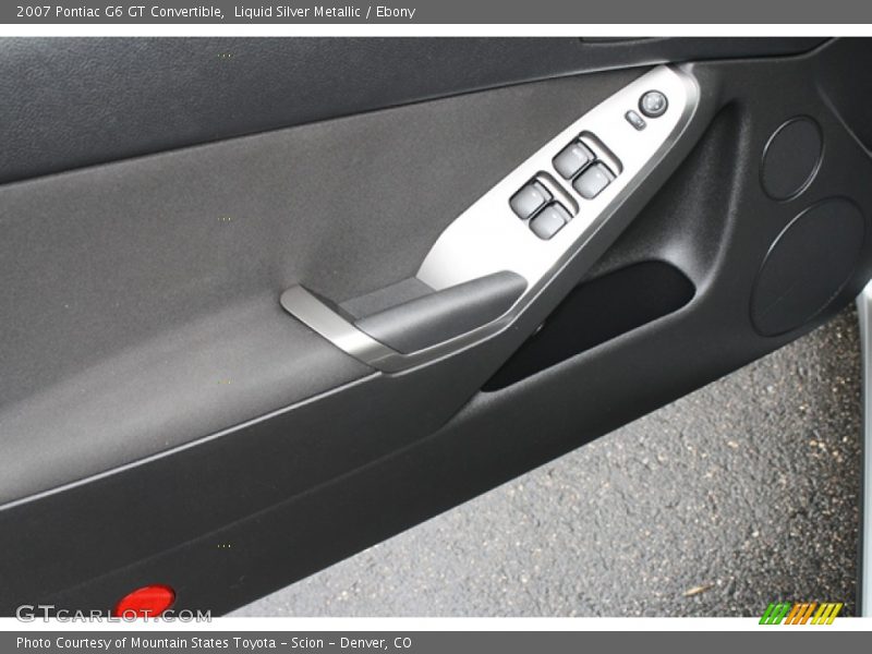 Liquid Silver Metallic / Ebony 2007 Pontiac G6 GT Convertible