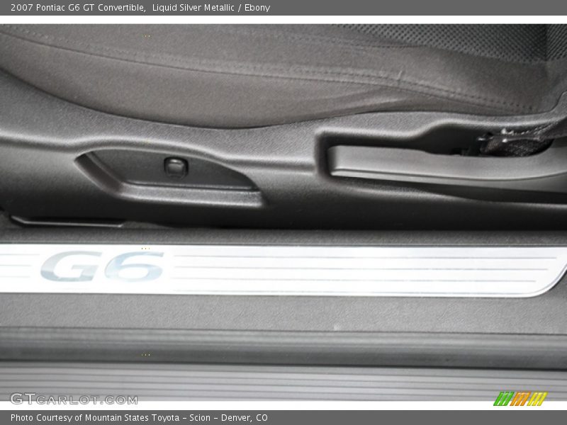 Liquid Silver Metallic / Ebony 2007 Pontiac G6 GT Convertible
