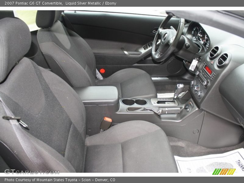 Liquid Silver Metallic / Ebony 2007 Pontiac G6 GT Convertible