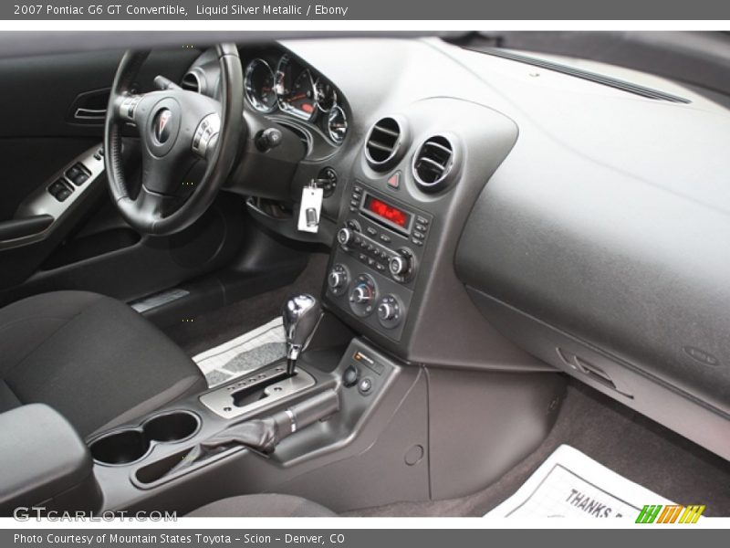 Liquid Silver Metallic / Ebony 2007 Pontiac G6 GT Convertible