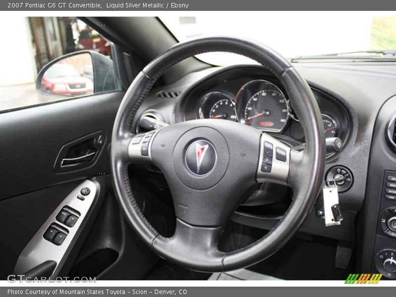 Liquid Silver Metallic / Ebony 2007 Pontiac G6 GT Convertible