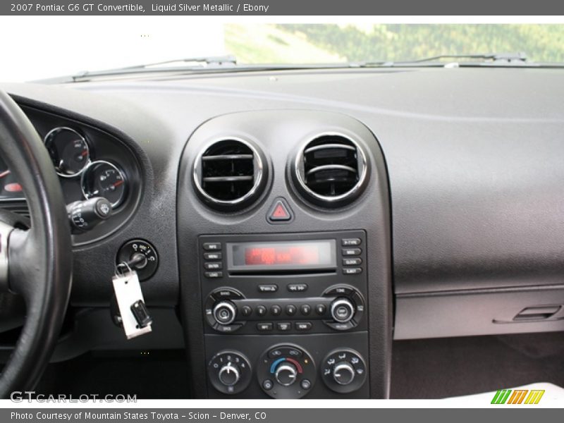 Liquid Silver Metallic / Ebony 2007 Pontiac G6 GT Convertible