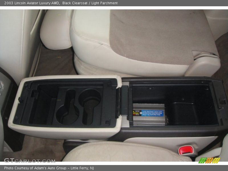 Black Clearcoat / Light Parchment 2003 Lincoln Aviator Luxury AWD