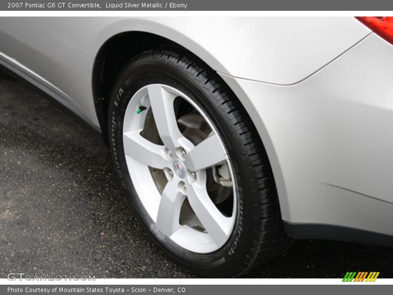 Liquid Silver Metallic / Ebony 2007 Pontiac G6 GT Convertible