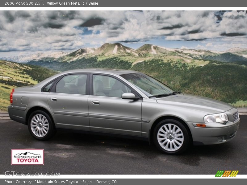 Willow Green Metallic / Beige 2006 Volvo S80 2.5T