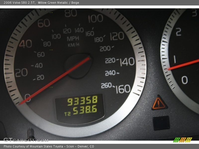 Willow Green Metallic / Beige 2006 Volvo S80 2.5T