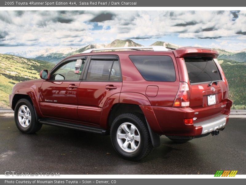 Salsa Red Pearl / Dark Charcoal 2005 Toyota 4Runner Sport Edition 4x4