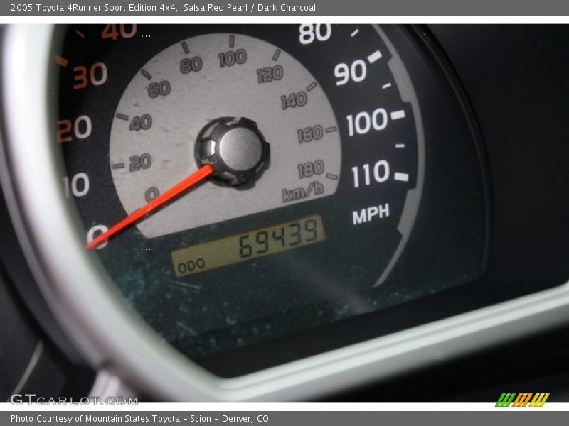 Salsa Red Pearl / Dark Charcoal 2005 Toyota 4Runner Sport Edition 4x4