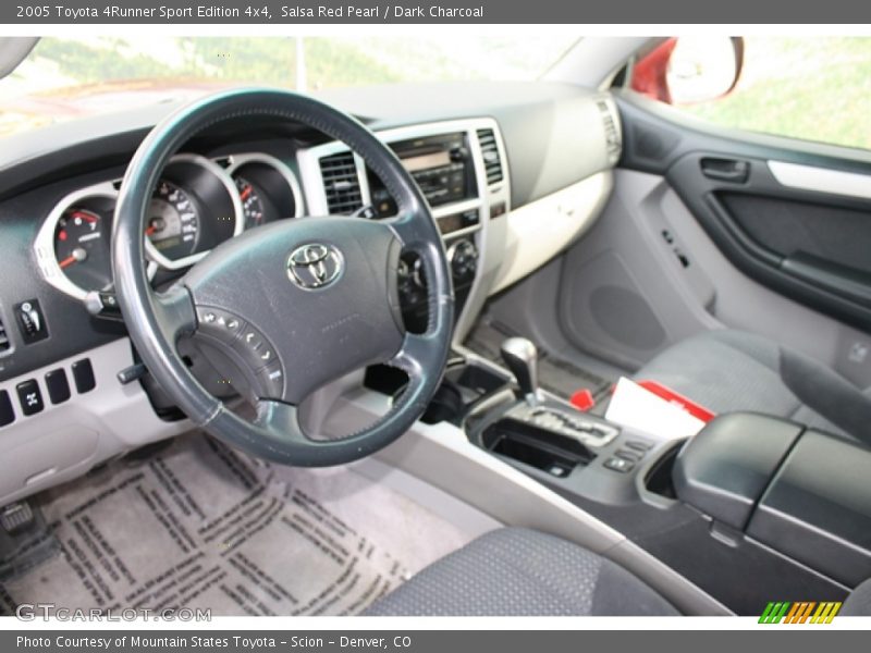Salsa Red Pearl / Dark Charcoal 2005 Toyota 4Runner Sport Edition 4x4
