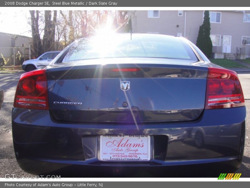 Steel Blue Metallic / Dark Slate Gray 2008 Dodge Charger SE