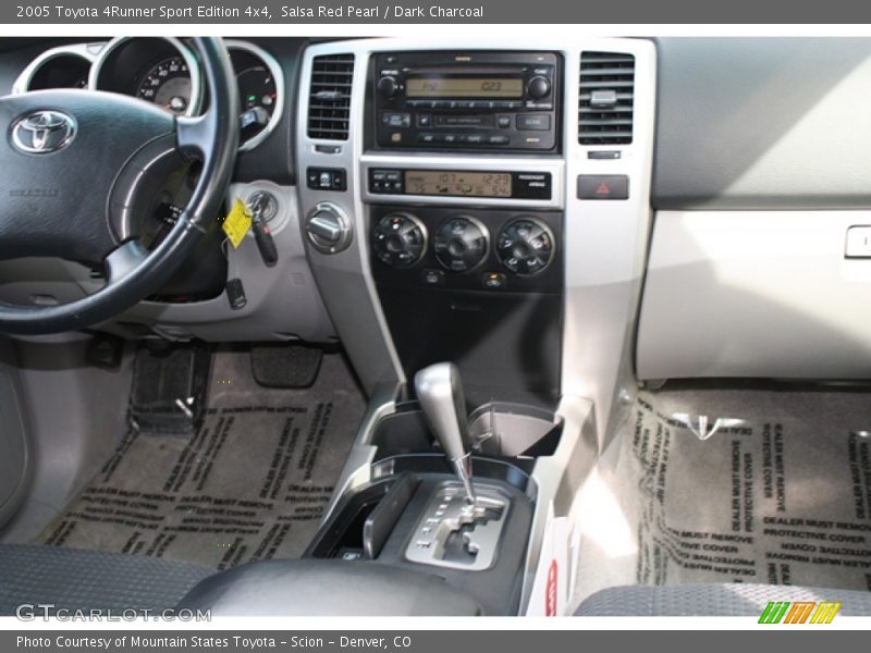 Salsa Red Pearl / Dark Charcoal 2005 Toyota 4Runner Sport Edition 4x4