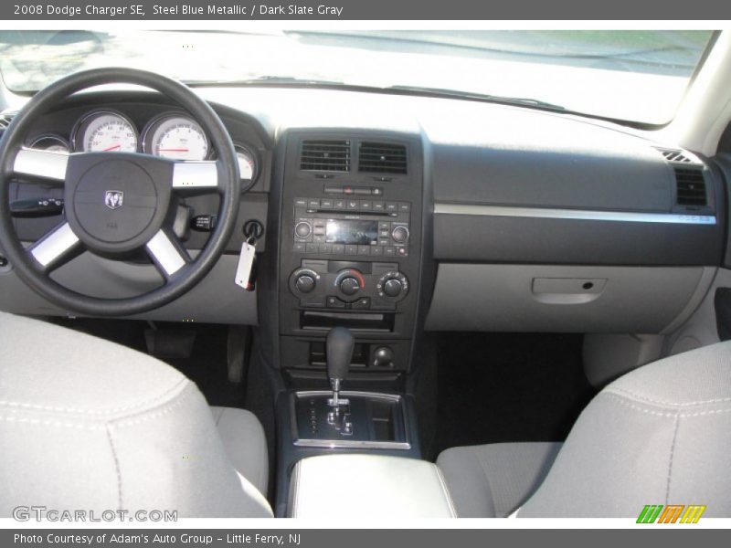 Steel Blue Metallic / Dark Slate Gray 2008 Dodge Charger SE