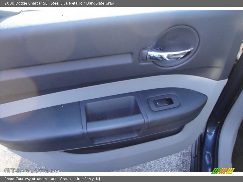 Steel Blue Metallic / Dark Slate Gray 2008 Dodge Charger SE
