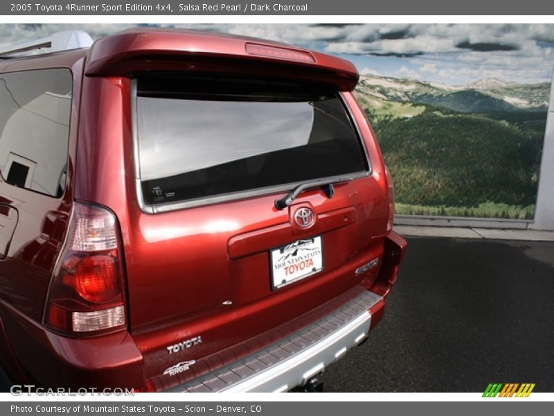 Salsa Red Pearl / Dark Charcoal 2005 Toyota 4Runner Sport Edition 4x4