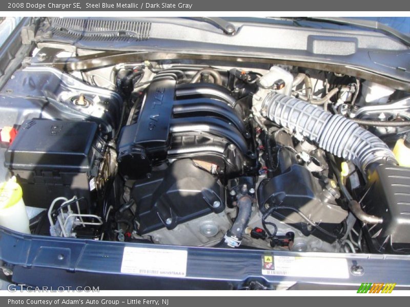 Steel Blue Metallic / Dark Slate Gray 2008 Dodge Charger SE
