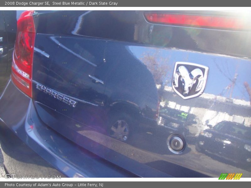 Steel Blue Metallic / Dark Slate Gray 2008 Dodge Charger SE