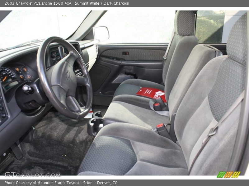Summit White / Dark Charcoal 2003 Chevrolet Avalanche 1500 4x4