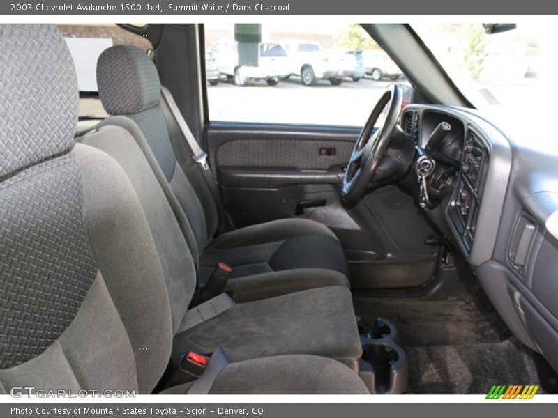 Summit White / Dark Charcoal 2003 Chevrolet Avalanche 1500 4x4
